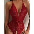 thumbnail image 1 of uublik Valentines Lingerie Set for Women Lace Plus Size Babydoll Sexy Naughty Bodysuit, 1 of 5