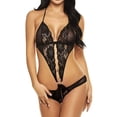 thumbnail image 1 of uublik Valentines Lingerie Set for Women Plus Size Lace Sexy Naughty Bodysuit Babydoll, 1 of 5