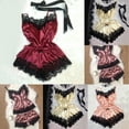 thumbnail image 1 of uublik Valentines Lingerie Set for Women Plus Size Lace Sexy Naughty Bodysuit Babydoll, 1 of 4