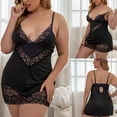 thumbnail image 1 of uublik Valentines Lingerie Set for Women Sexy Naughty Lace Bodysuit Babydoll Plus Size, 1 of 5