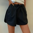thumbnail image 1 of uublik Women Shorts Super Soft Lounge Shorts Black, 1 of 5