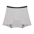 thumbnail image 1 of Asgosdo Women's Boy Short Panties Gray Underwear for Women Seamless Breathable Women's Briefs, 1 of 3