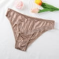 thumbnail image 1 of Asgosdo Women's Panties Brown Ladies Seamless Brief Comfort Womens Lace Panties, 1 of 4