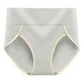 thumbnail image 1 of uublik Women's Panties Gray Full Coverage No Show High Waisted Seamless Ladies Panties, 1 of 3