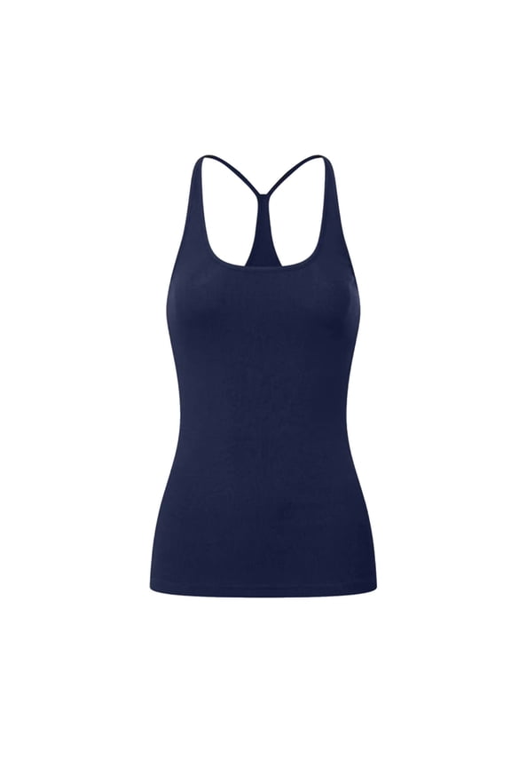 Women's Thermal Tank Tops Underwear Tops Sleeveless Undershirt for Women Camisole Warm Base Layer, Navy