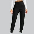 thumbnail image 1 of uublik Womens Lightweight Pants Black Soft Lounge Joggers Sweatpants Athletic Yoga Pants, 1 of 6