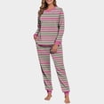 thumbnail image 1 of uublik Womens Pajamas Soft Comfy Fleece Pjs Pullover Pants Loose 2 Piece Sleepwear Hot Pink, 1 of 6
