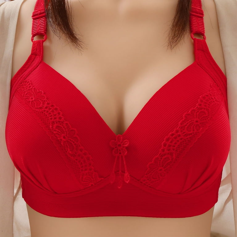 uublik Supportive Bras for Women Push Up Comfortable Wirefree