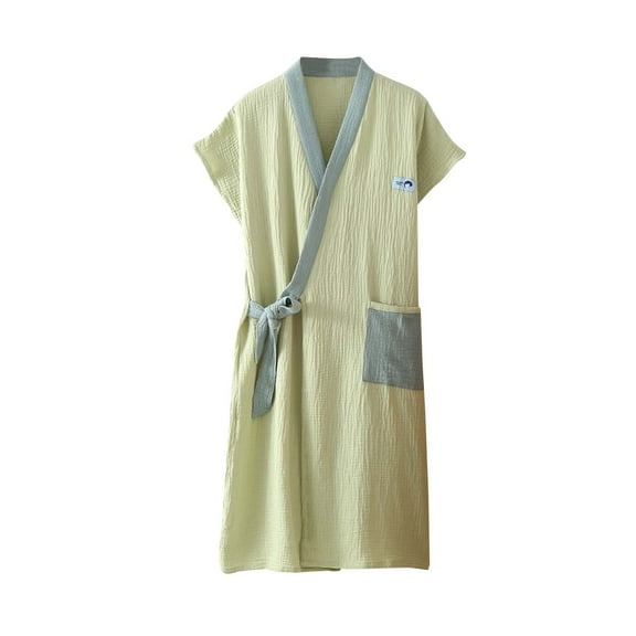 uublik Womens Robes Nightdress Bathrobe Nightgown Comfortable Pajamas for Women Mint Green