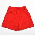 thumbnail image 1 of uublik Womens Shorts with Pockets Cotton Linen Crepe Wide Leg Shorts Womens Biking Shorts Red S, 1 of 5