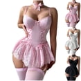 thumbnail image 1 of uublik Womens Sleepwear Pajamas Set Valentine's Day Night Gowns Soft Loungewear Sleepwear Pink, 1 of 6