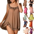 thumbnail image 1 of uublik Womens Soft Pajamas Sets Valentine's Day Night Gowns Soft Loungewear Sleepwear Brown, 1 of 5