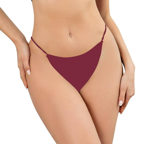 uublik Womens Thong Underwear Leak Proof Cotton Overnight Menstrual Panties Briefs Plus Size Period Underwear for Women Red