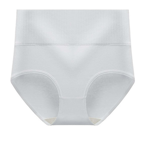 uublik Womens Underwear Briefs Gray Full Coverage No Show High Waisted Seamless Ladies Panties