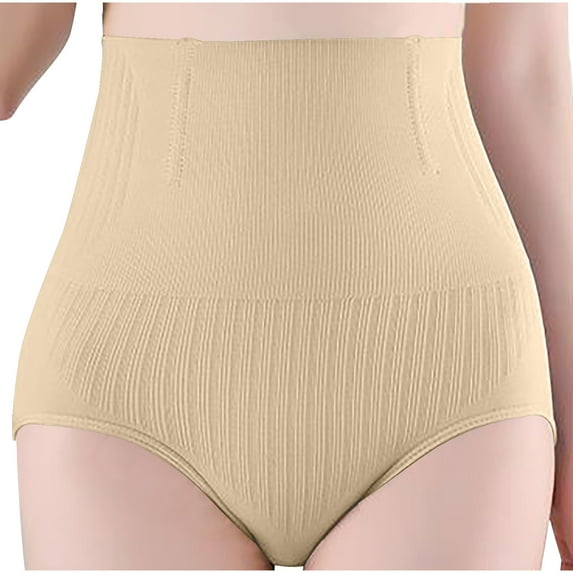 uublik Womens Underwear Briefs Soft Underwear Super Stretchy Briefs Full Coverage Panties Shaping Underwear for Women Beige