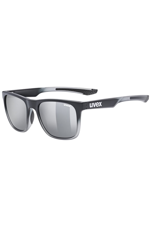 LGL 42 Sunglasses - Black Transparent/Silver - 100% UV Protection