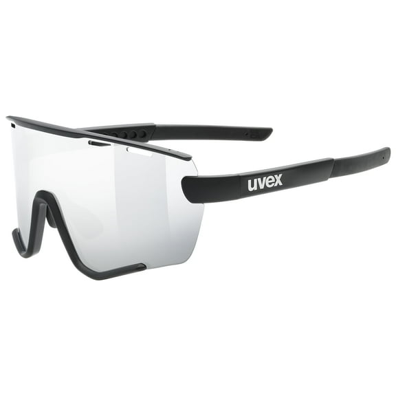 Uvex Unisex - Adults Sportstyle 236 Set Sports Eyewear - Black Matte/Silver - Anti-Fog & 100% UV Protection