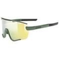 thumbnail image 1 of Uvex Unisex - Adult Sportstyle 236 Set Sports Eyewear - Moss Green-Black Matt/Yellow - Anti-Fog & 100% UV Protection, 1 of 3