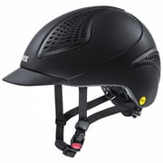 Uvex Exxential III MIPS   Adjustable and Lightweight Equestrian Helmet for Adults - Black Matte, Size m-l