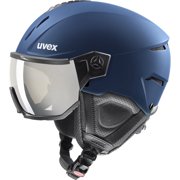 Uvex Instinct Visor - Adjustable Ski & Snowboard Helmet with Integrated Visor for Women & Men - Navy Matte - Large