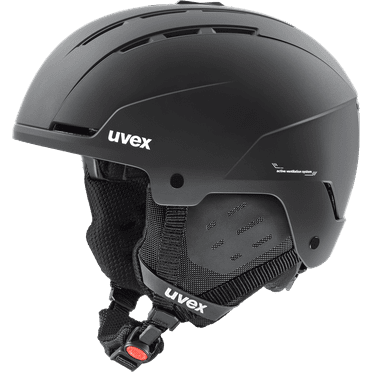 uvex stance - adjustable all-mountain ski & snowboard helmet - closable ventilation, comfort padding & highest safety - black matte - large