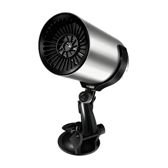 uvwlwu 2026 Upgraded 12V Function Portable Heater And Fan For Vehicle Fast Windshield Heating Winter Travel(Black)