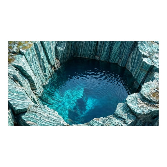 uvwlwu 3D Optical Front Door Entrance Mat Non- Floor Carpet for Living Room Playroom Visual Trap Area Rug(C)