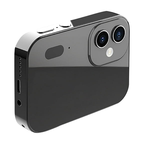 uvwlwu 4K Digital Camera with 3 Inch Screen Night Triple Lens OTG Transmission 3600mAh Video Camcorder for Entertainment and Lock Screen Photography(Black)