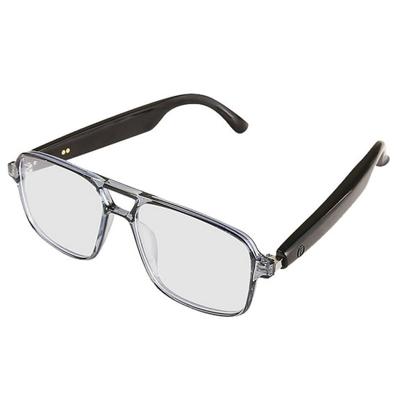 uvwlwu Advanced Smart Glasses with Blue Light Filtering and Open Ear Audio for Enhanced Daily Comfort(Blue)