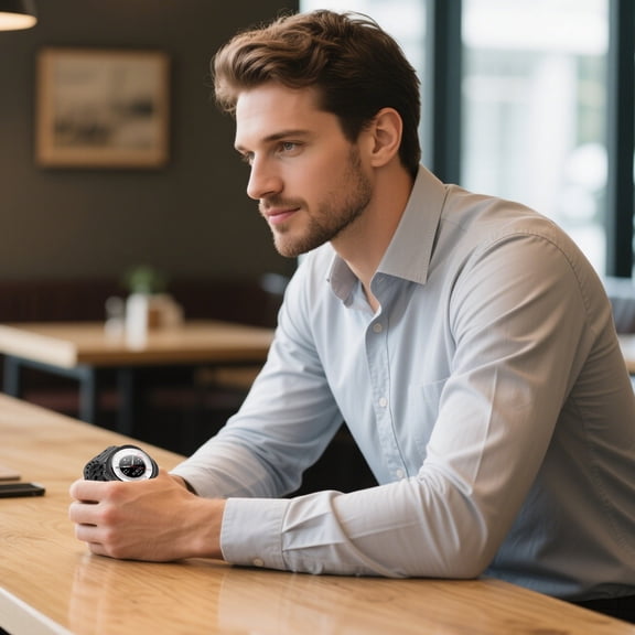 uvwlwu Advanced Smart Watch with Floating Rotating Camera and Integrated WeChat Payment for Seamless Connectivity(B)