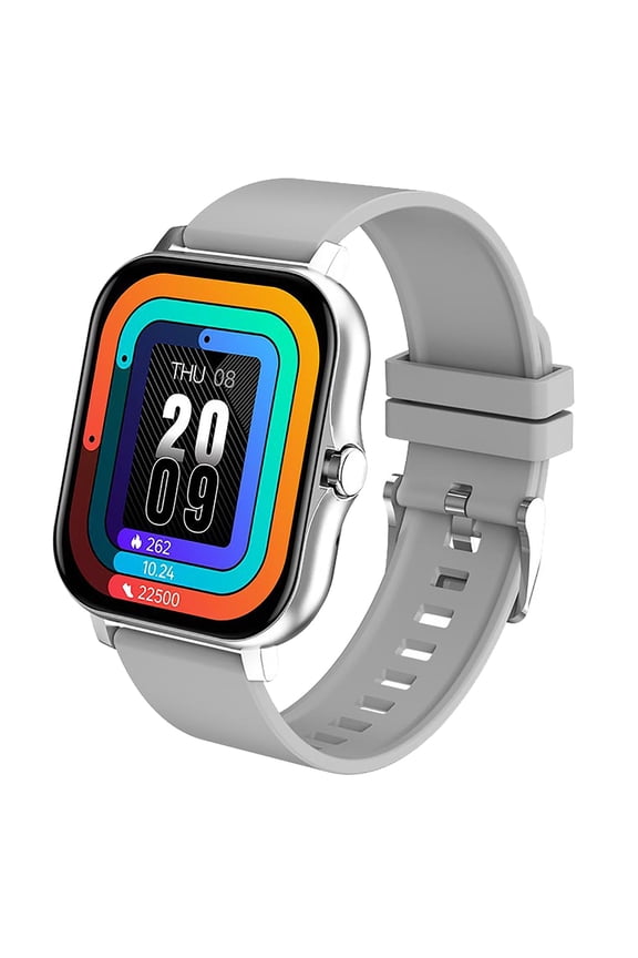 Advanced Smart Watch with Large 183 Inch Display for Fitness Tracking and Phone Calls Featuring Heart Rate and Sleep(Grey)