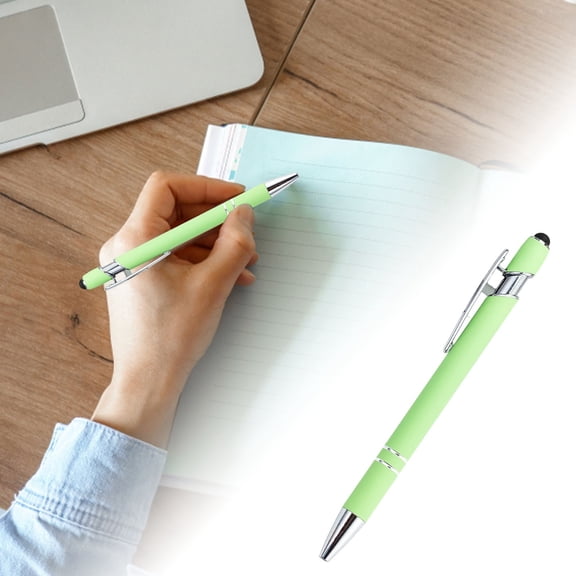 uvwlwu Aluminum Stylus Pen with Ballpoint Tip Function for Tablet Screens and Writing Tasks(D)