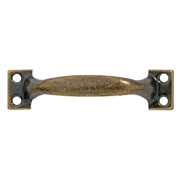 uvwlwu Antique Bow Style Door Pull Handle Heavy Barn Door Handle 4 In Fence Gate Handle Coating Easy To Install Metal Sliding Door Pulls For Garage Pantry (4 Styles)(A,9.8x2x2.3cm)