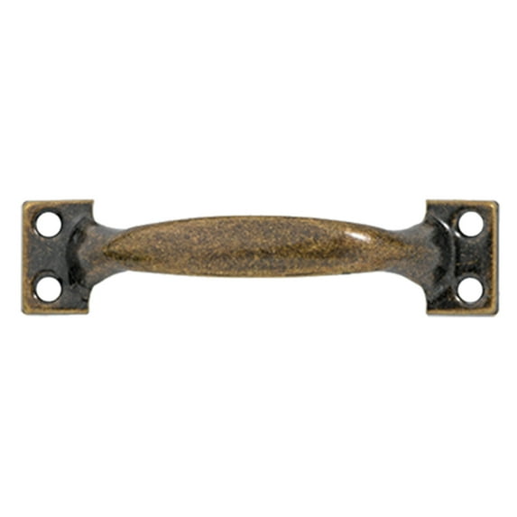 uvwlwu Antique Bow Style Door Pull Handle Heavy Barn Door Handle 5 In Fence Gate Handle Coating Easy To Install Metal Sliding Door Pulls For Garage Pantry (4 Styles)(A,11.9x2.6x2.7cm)