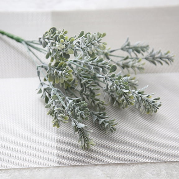 uvwlwu Artificial Silk Eucalyptus Green Flowers Wedding Home Garden Decor(Green)