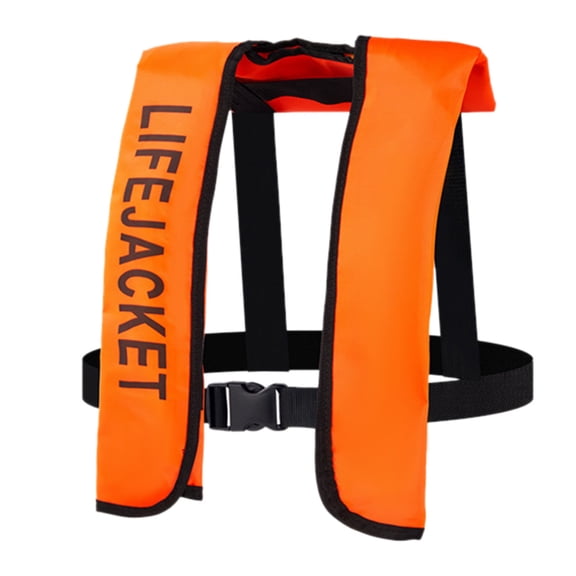 uvwlwu Automatic Inflatable Life Jacket for Adults Water Sports Boating Fishing Kayaking Paddling Swim Vest with Adjustable Buckle(A)