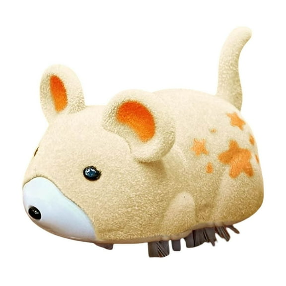 uvwlwu Automatic Moving Pet Toy Interactive Hamster Teaser With Sound For Cats And Dogs Indoor Outdoor Play Durable Design(Yellow,5X4X3.5cm)