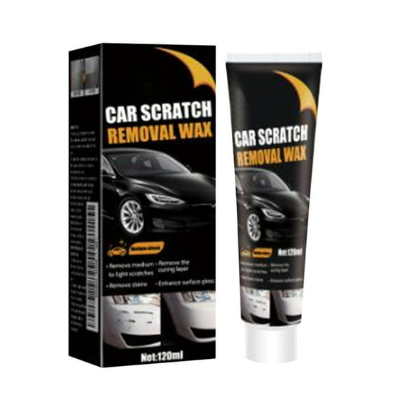 uvwlwu Automotive Scratch Remover Paste for Car Paint Restoration and Deep Scratch with High Gloss Burnishing Wax(Black)