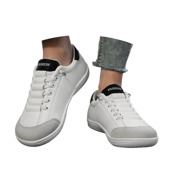 uvwlwu Barefoot Shoes Women's Men's Barefoot Shoes Running Shoes Barefoot Trainers Wide Toe Design Lightweight Breathable Non Size 35 45(White,10)