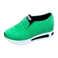 thumbnail image 1 of uvwlwu Breathable On Walking Shoes Soft Sole Lightweight Casual Sneakers With Arch Support Non Comfort Insoles(Green,6), 1 of 8