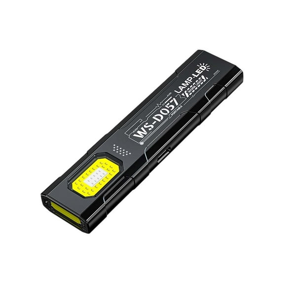 uvwlwu Bright Pocket Sized LED Flashlight with Fast Charging Base and Secure Clip for Everyday Carry(Black)