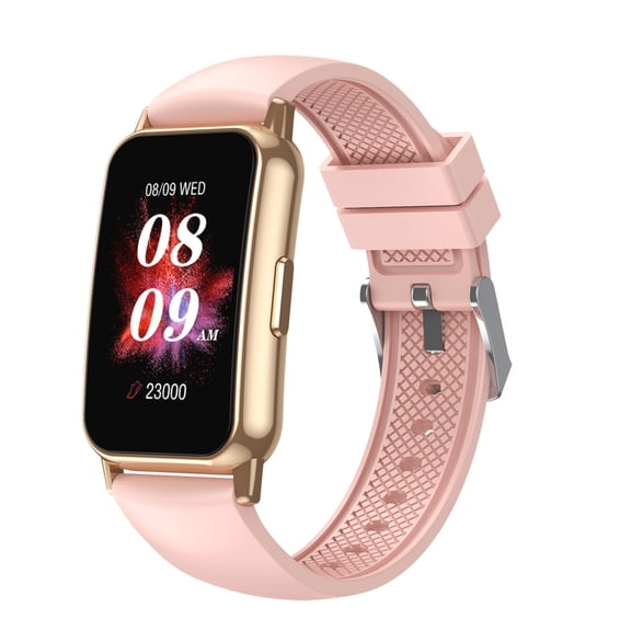 uvwlwu CY22 Advanced Smartwatch with Body Temperature for Android and Phones(Pink)