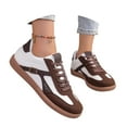 thumbnail image 1 of uvwlwu Casual Platform Sneakers Fashion Color Athletic Walking Shoes On Comfortable Lightweight Non Everyday Wear(Coffee,9.5), 1 of 9