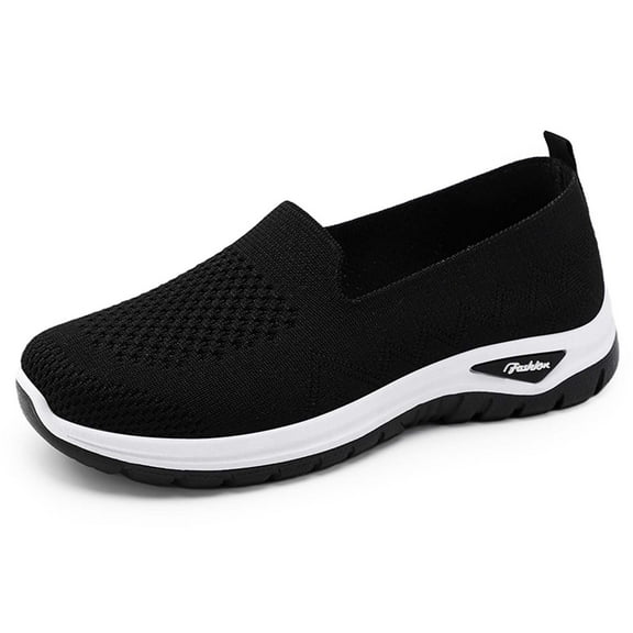 uvwlwu Casual Shoes for Women Large Size Shoes Breathable Mesh Shoes On Lightweight Mom Shoes Soft Soled Versatile Shoes.