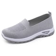 thumbnail image 1 of uvwlwu Casual Shoes for Women Large Size Shoes Breathable Mesh Shoes On Lightweight Mom Shoes Soft Soled Versatile Shoes., 1 of 8