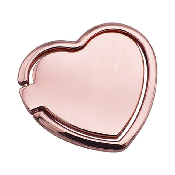 uvwlwu Cell Phone Ring Holder Metal Finger Grip Finger Kickstand 360° Rotation Universal Finger Ring Phone Grip Compatible With All Smartphone(Rose Gold)