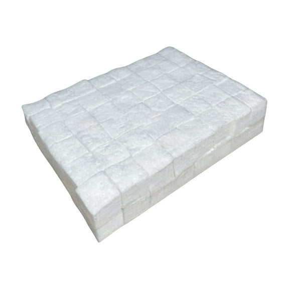 uvwlwu Ceramic Wool Fireplace Wicks for Tabletop Fire Bowls and Indoor Decorative Flame Fuel 96PCS(White)