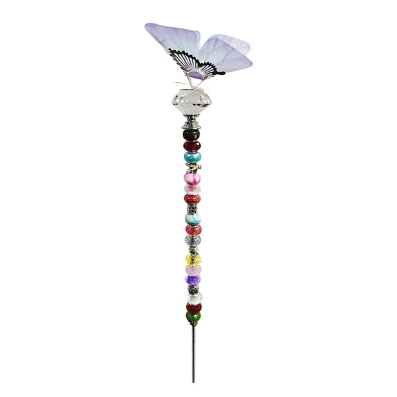 uvwlwu DIY Enchanting Fairy Garden Wand Beaded Stake Craft Kit for Magical Outdoor(C)