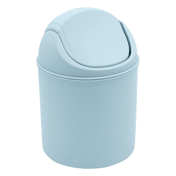 uvwlwu Desktop Trash Can, Small Covered Mini Garbage Can With Flip Lid, Space Saving Design For Paper Waste, Suitable For Home Office Desk Dressing Table And Kids Room(C,One Size)