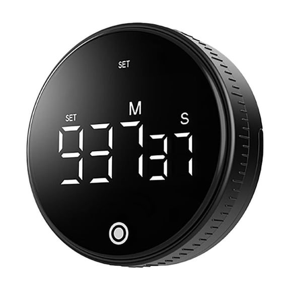 uvwlwu Digital Kitchen Timer Countdown Countup Visual Productivity Timer With Large LED Display Smart Timers For Home Gym Ideal For Cooking Baking And Fitness(A)